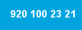 920 100 23 21